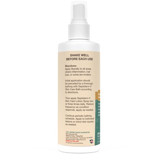 Naturvet: Septiderm - V Skin Care Lotion Spray for Dogs and Cats (236ml ...