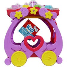 kid connection tea set trolley playset