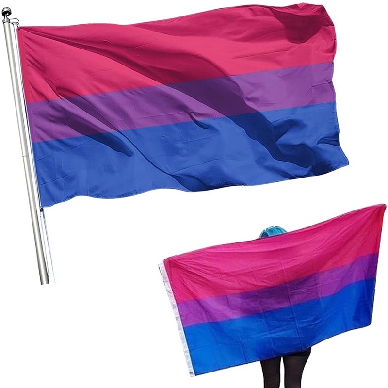 BI / BISEXUAL / LGBTQIA+ Community Pride Rainbow Flag / Banner | Shopee ...