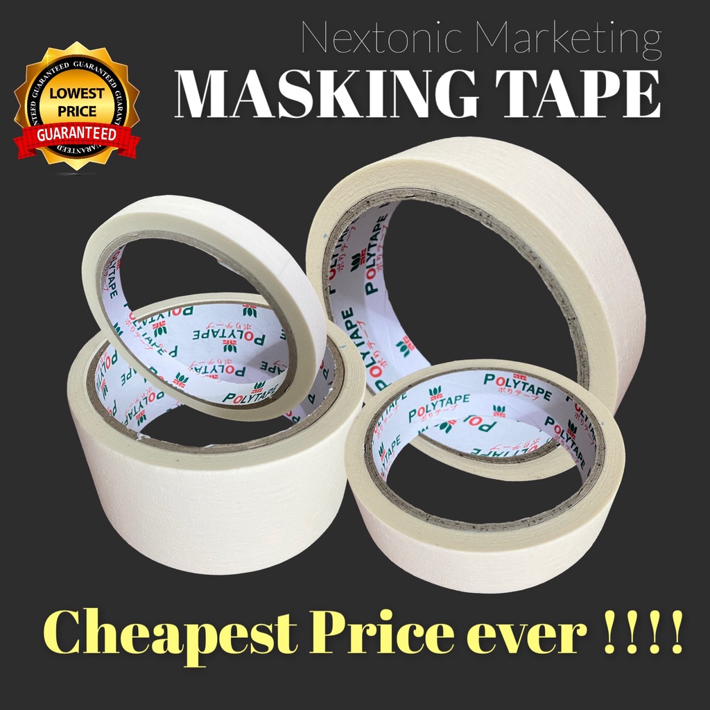 Masking Tape Polytape Brand (General Purposes) Shopee Philippines