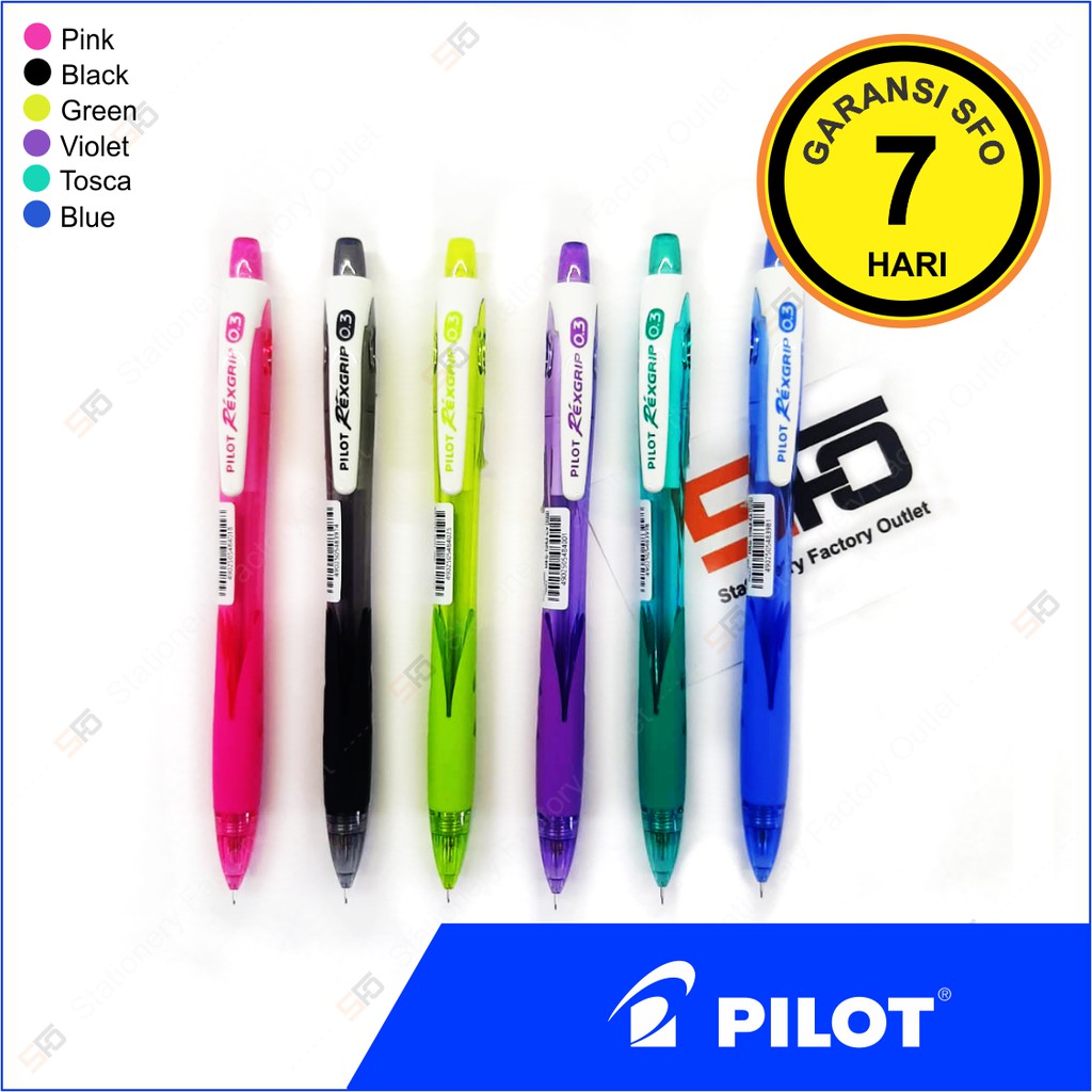 Pilot Mechanical Pencil 0 3 Mm Rexgrip Shopee Philippines