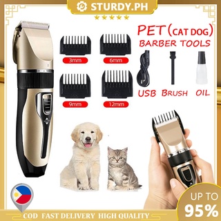 Professional Rechargeable cat dog hair clipper  pet grooming set electric shaver trimmer pet razor