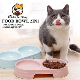 Pet Dog Cat Food Bowl 2in1 feeder bowl water bowl