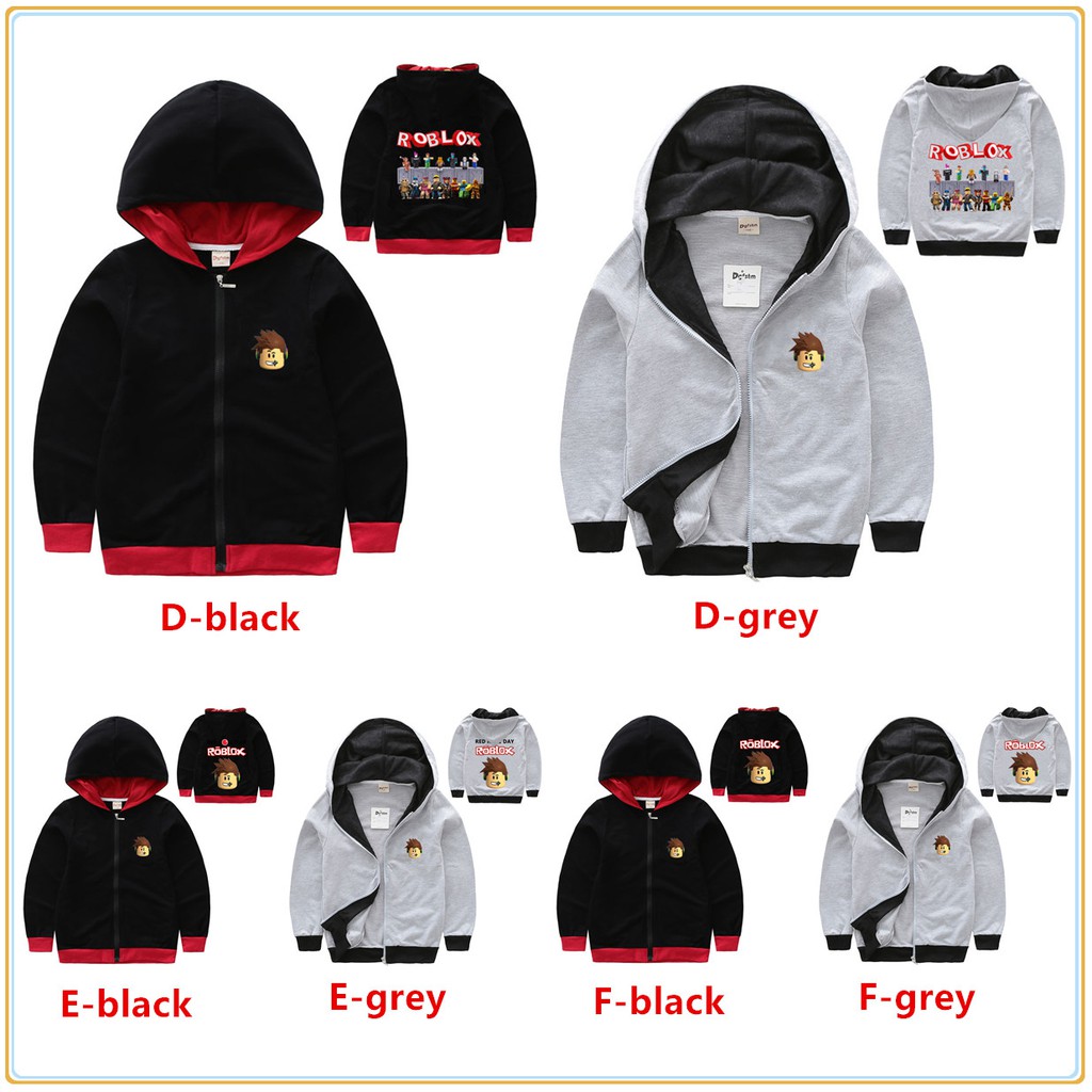 Kids Roblox Kids Boys Girls Winter Jacket Coat Hoodie Sweatshirt Pullover Outerwear Clothing Shoes Accessories Vishawatch Com - roblox black jacket with white hoodie