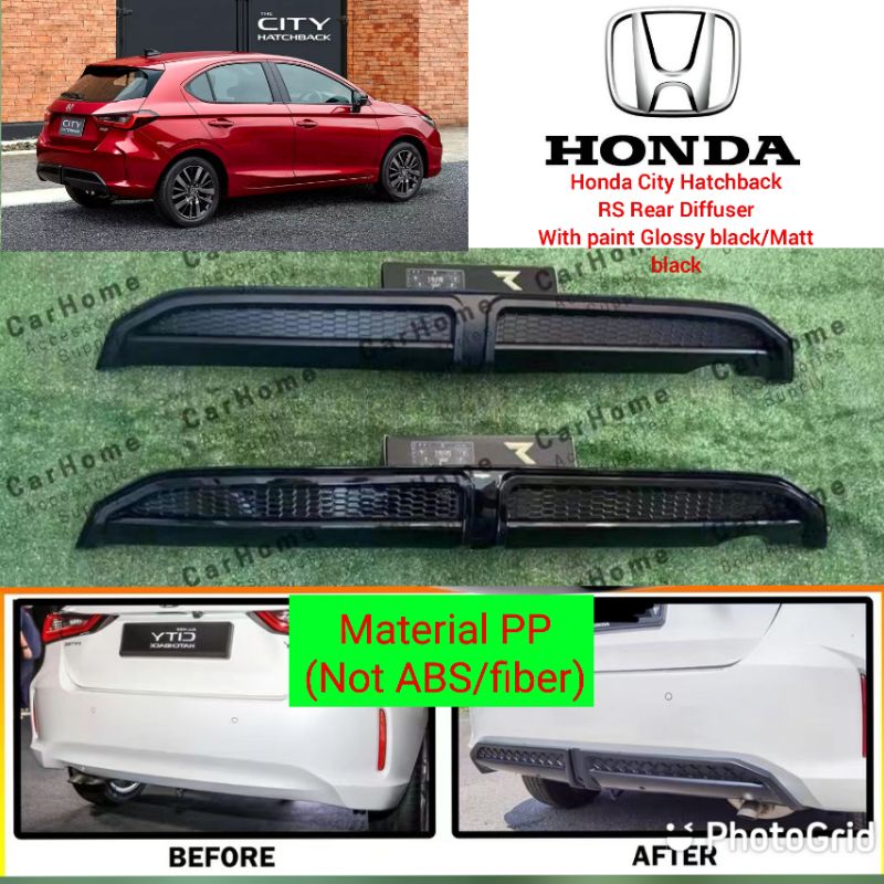 Honda City Gn2 Hatchback RS rear bumper diffuser diffuser lip*PP* good ...