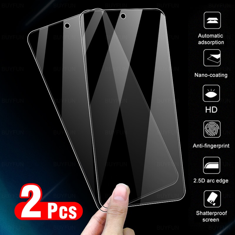 2PCS Full Cover Tempered Glass For Poco X4 Pro 5G M4 M3 Pro 5G ...