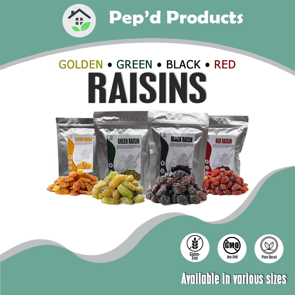 Seedless Raisins (Black/Green/Golden/Red) 500g/1kg Shopee Philippines