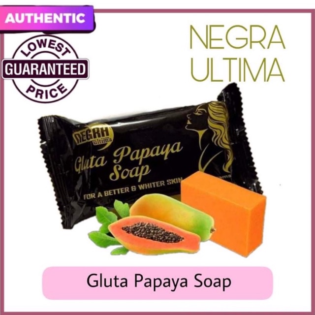 Negra Ultima Gluta Papaya Soap x