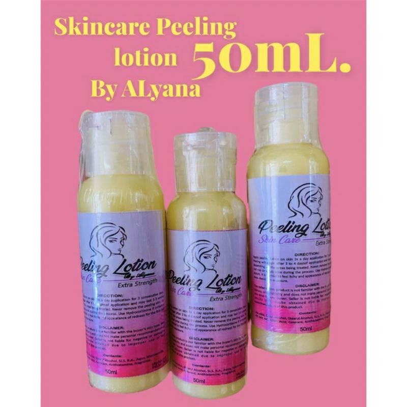 Peeling Lotion Skincare 50ml. by ALyana (Extra Strength) Shopee