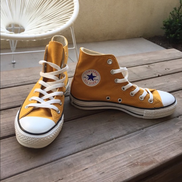 converse chuck taylor high top yellow