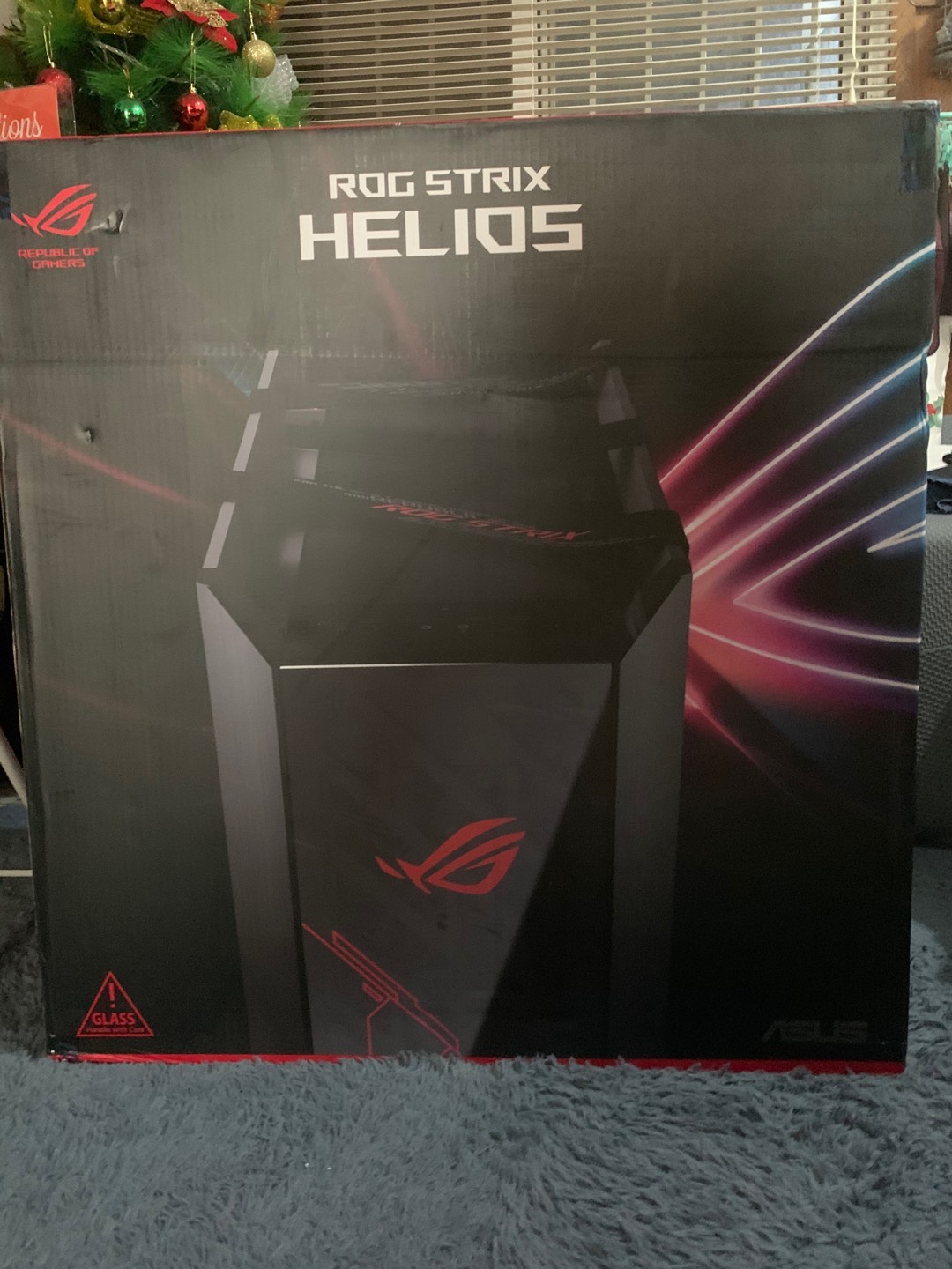 Asus Rog Strix Helios Gx Rgb Atx Eatx Mid Tower Gaming Case Black