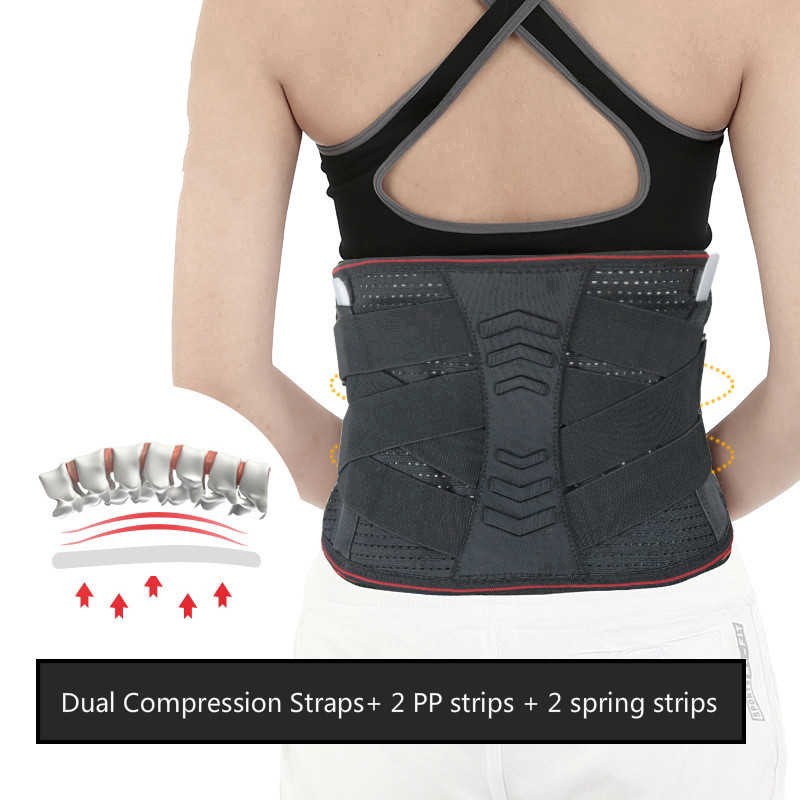 9ViP Men And Women Lumbar Support Belt Lower Back Waist Spine Brace Gym