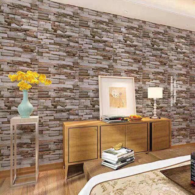 Celina Home Textile 10m 45cm Pvc Self Adhesive Waterproof Bricks Wallpaper Home Decor Wp58