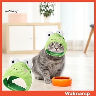 [WMP]  Puppy Headwear Funny Cartoon Frog Style Pet Dog Cat Headgear Adorable Appearance