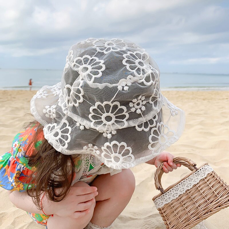 baby beach hat