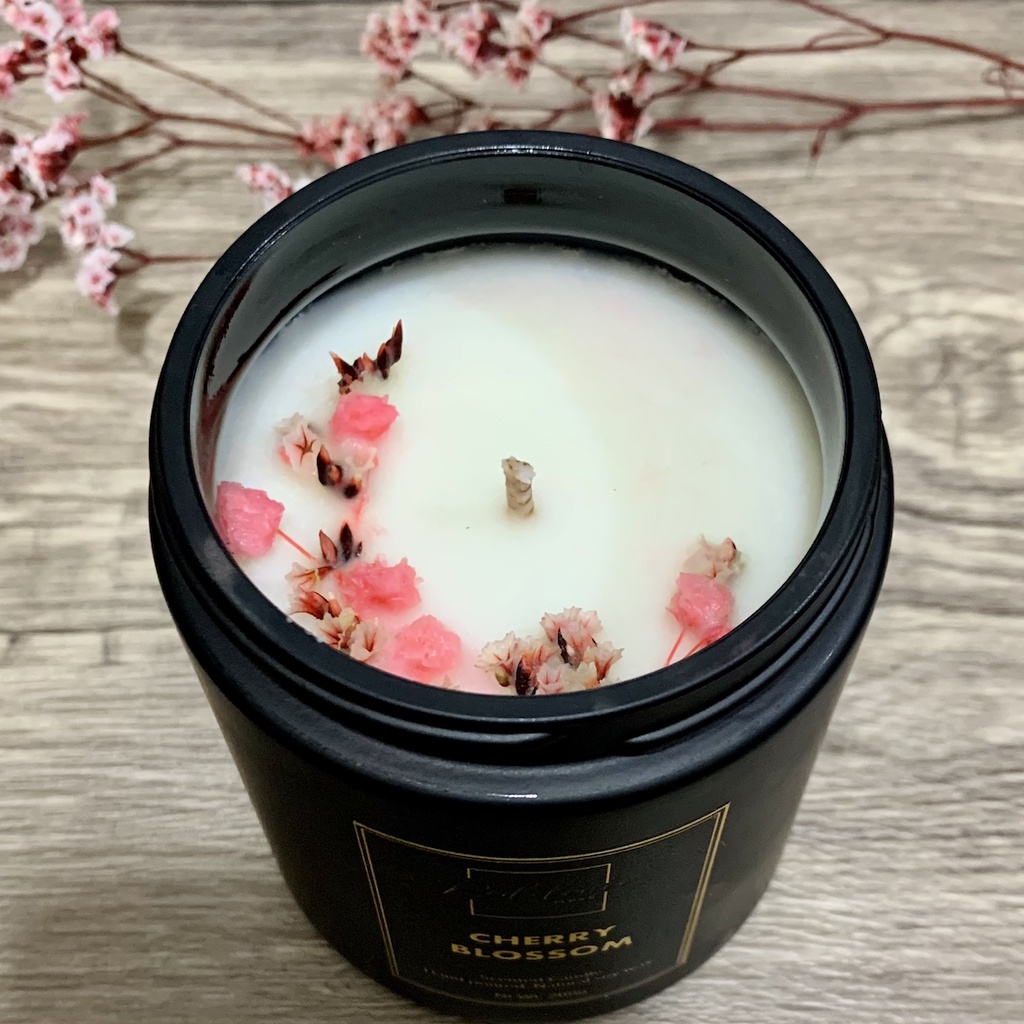 Cherry Blossom Scented Candle (200 grams) Shopee Philippines
