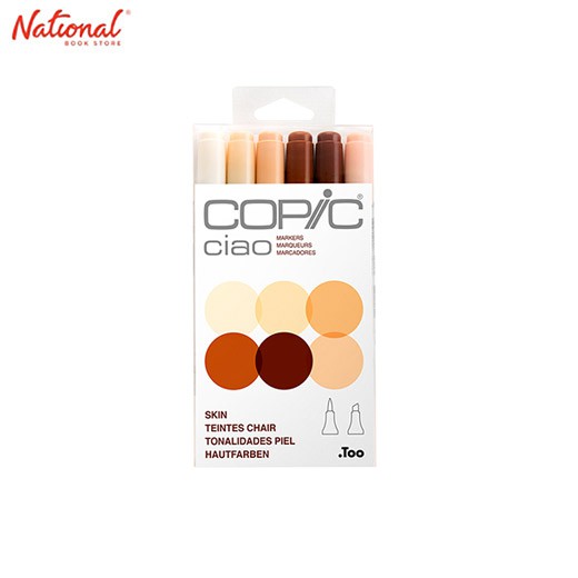 Copic Ciao Marker 30053404 6 Colors Skin Tones | Shopee Philippines