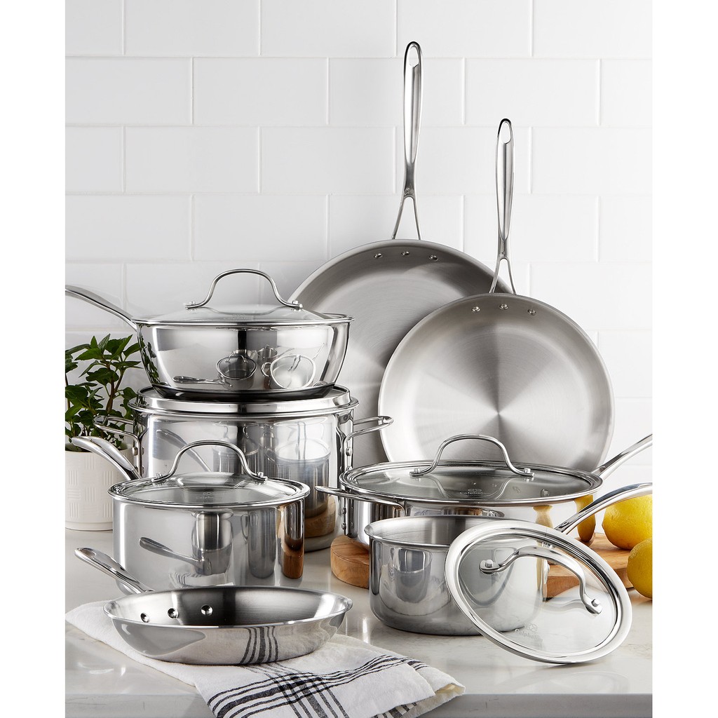 Calphalon Tri-Ply Stainless Steel 13pc. Cookware Set | Shopee Philippines Calphalon Tri Ply Stainless Steel 13 Piece Cookware Set