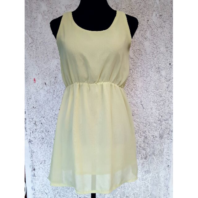 flowy chiffon dress