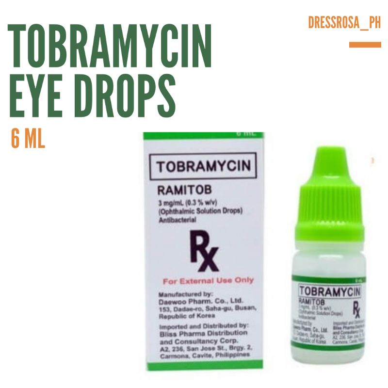 Tobramycin Ramitob Eye Drops For Pets Cat And Dogs And Eye Infection Better Than Gentamycin Shopee Philippines