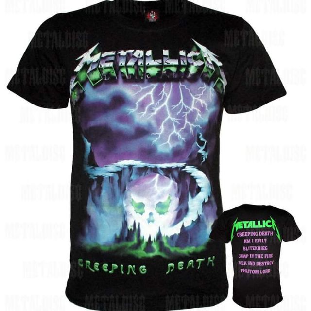 metallica creeping death shirt