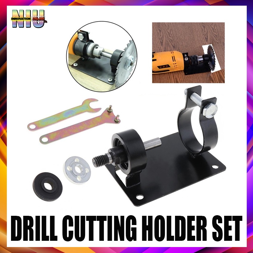 5pcs/set 10mm Electric Drill Cutting Seat Stand Holder Set for