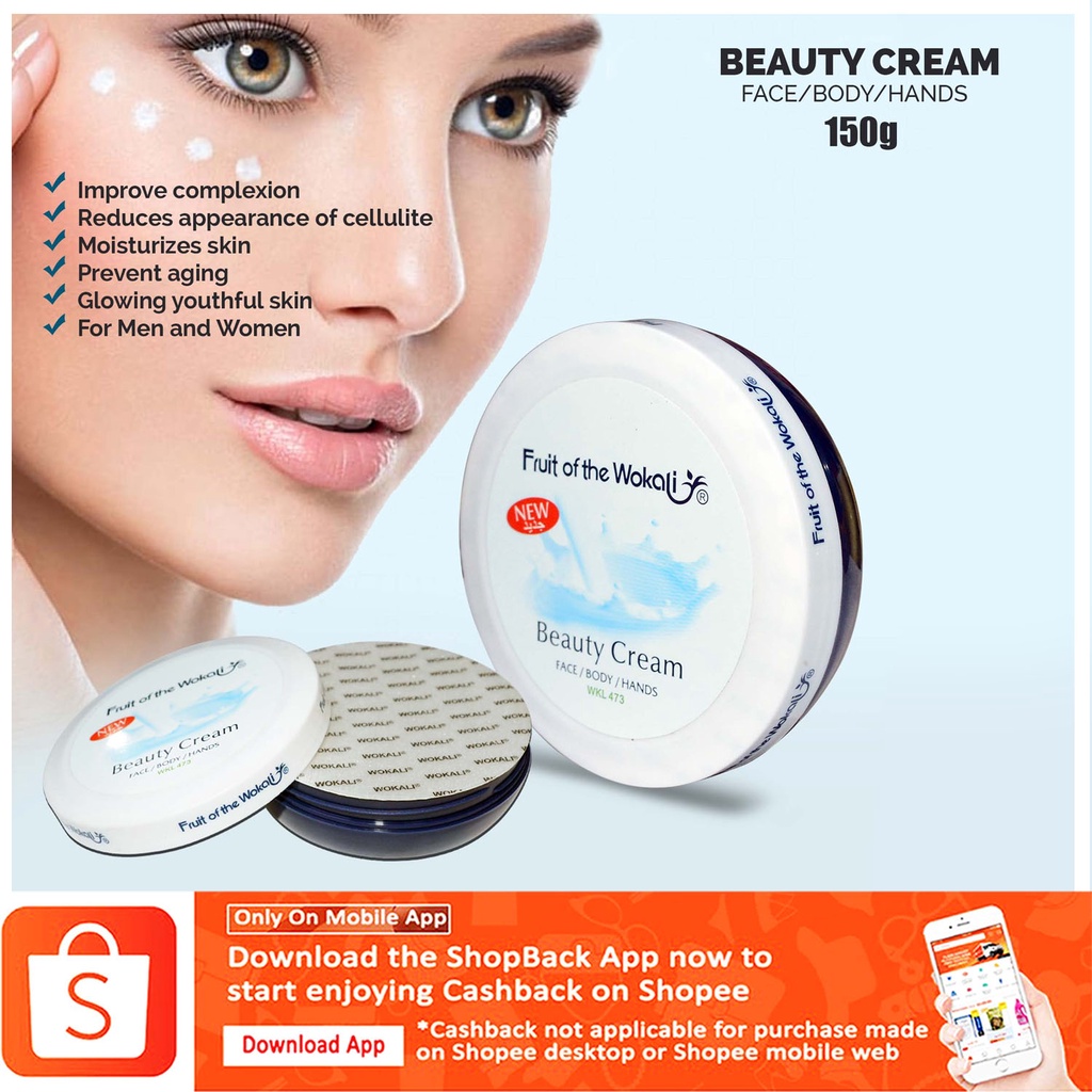 Fruit of Wokali 150G Beauty Cream Milk Cream for face/body/hands
