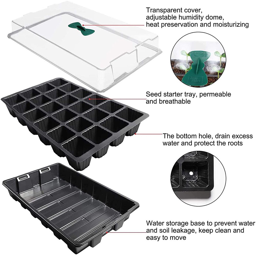 Quick delivery Plate Breathable Planting Tray Seed Grow Base