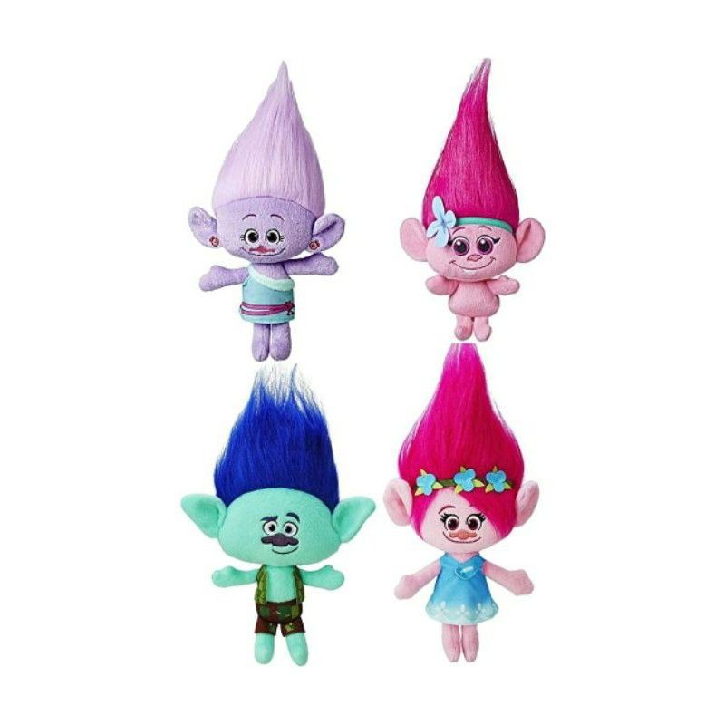 Trolls Poppy Branch Baby Poppy Plushies Stuffed Toys Dreamworks 