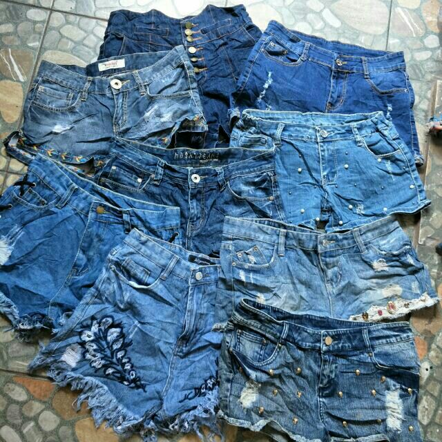 DENIM SHORTS SIZE 24 30 (PRELOVED) Shopee Philippines