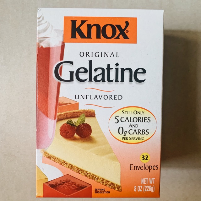 Knox Original Unflavored Gelatin Box of 32 (keto approved) Shopee Philippines