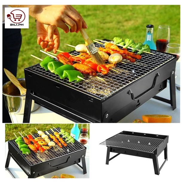 Bili.ph Portable Folding Charcoal BBQ Grill for 3 4 Person Shopee