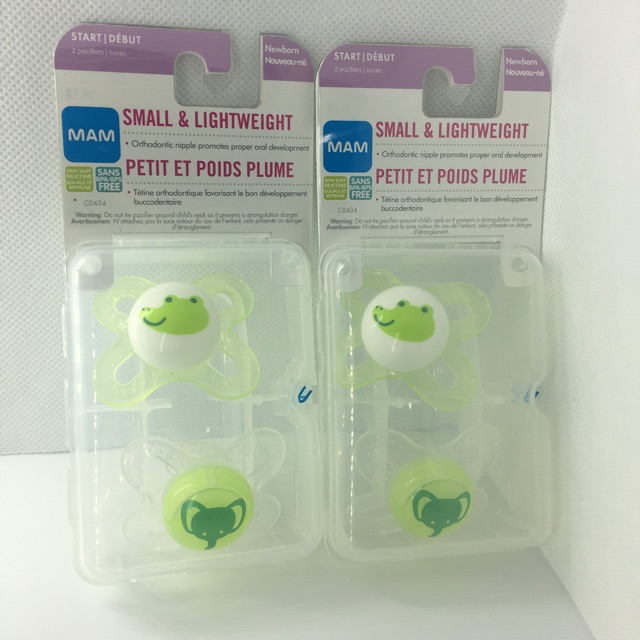 mini mam newborn pacifiers