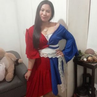 filipiniana flag dress