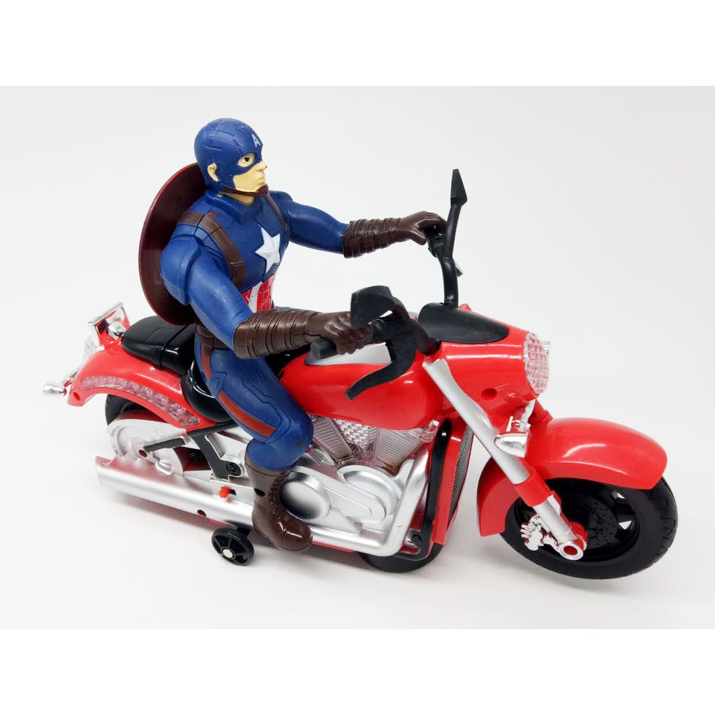 captain america motorcycle toy