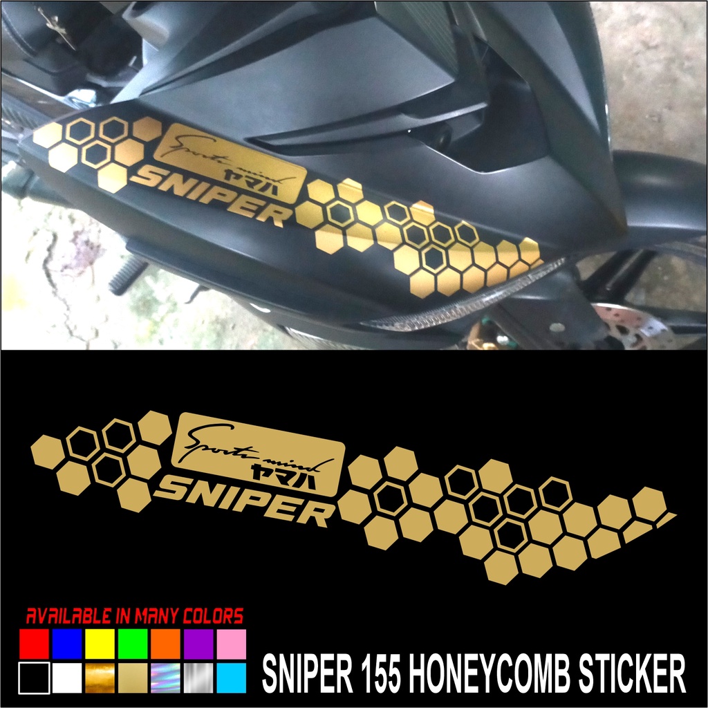 sniper 150 honeycomb sticker diecut machine cut waterproof | Shopee ...