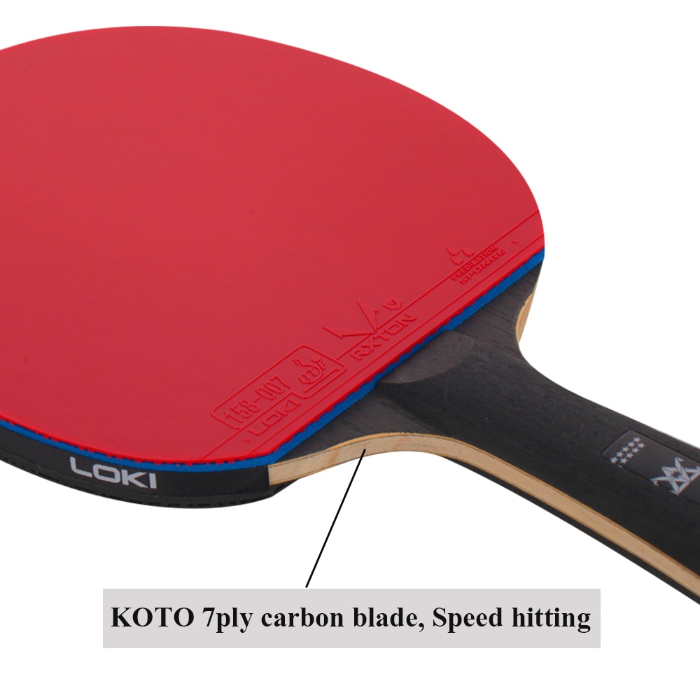 Details about   9 Star Professional Ping Pong Racket Table Tennis Paddle For Fast Attack Sticky 