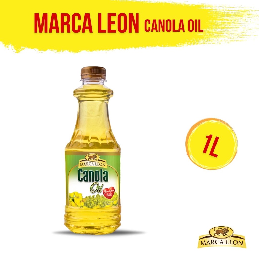 Marca Leon Canola Oil 1L Bottle | Shopee Philippines