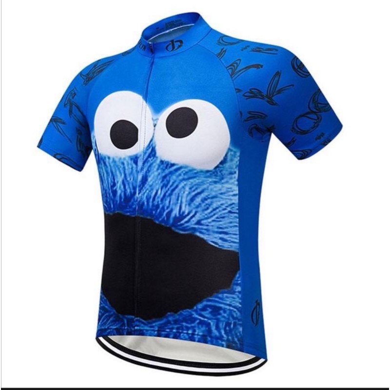 cookie monster cycling jersey