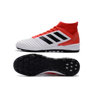 adidas Predator Tango 18.3 TF mesh knit red white mens soccer football shoe39 45 adidas Predator Tango 18.3 TF mesh knit red white mens soccer football shoe39 45