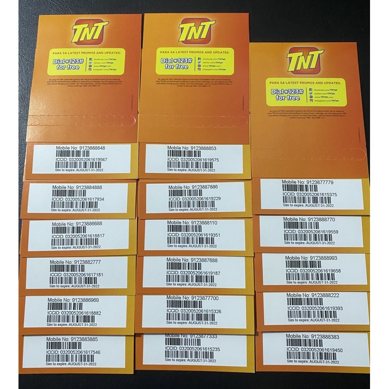 TNT 5G VANITY NUMBER SIM CARD Shopee Philippines