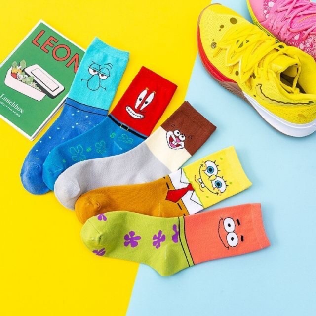 SPONGEBOB ICONIC MID SOCKS | Shopee Philippines