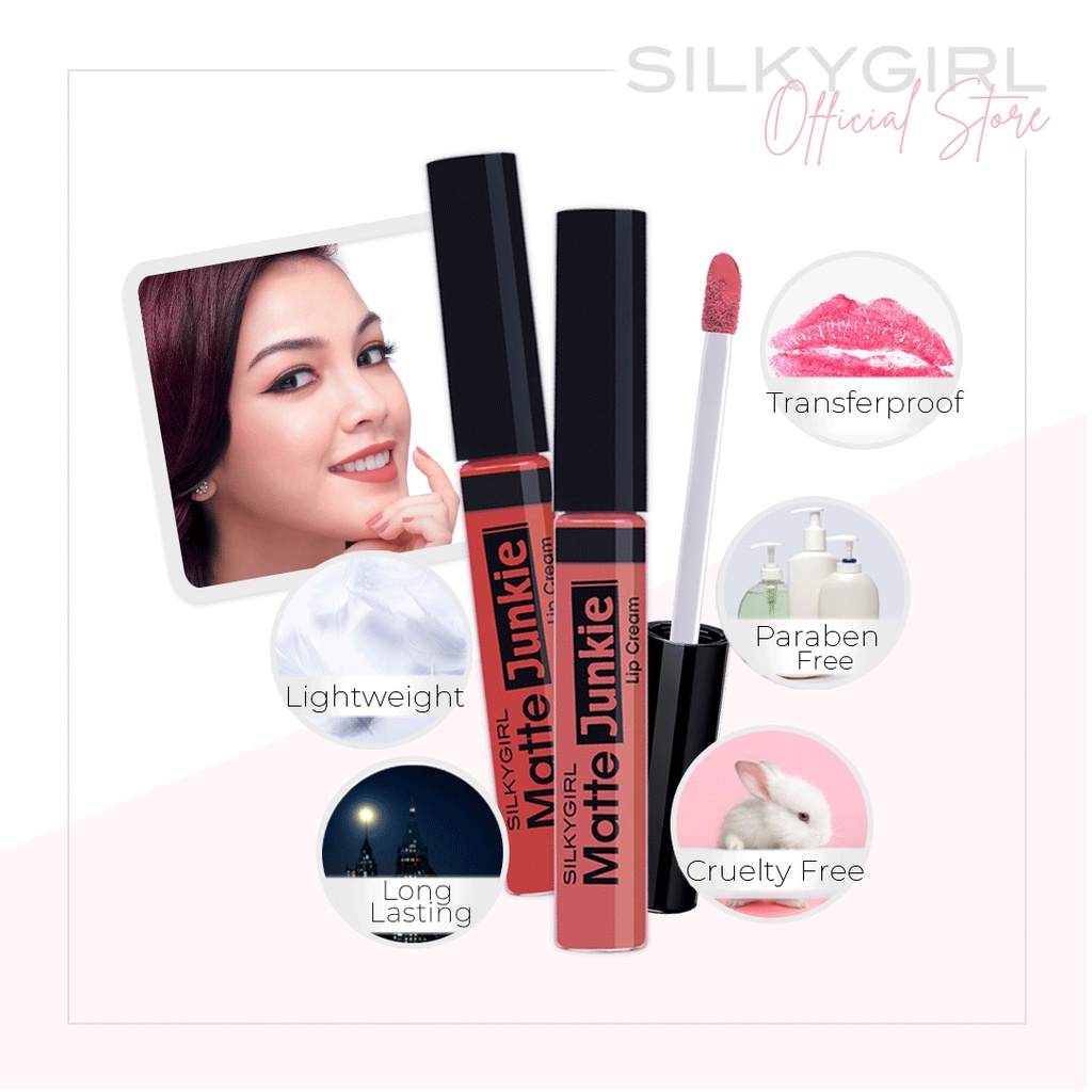 SilkyGirl Matte Junkie Lipcolor (Vintage) | Shopee Philippines