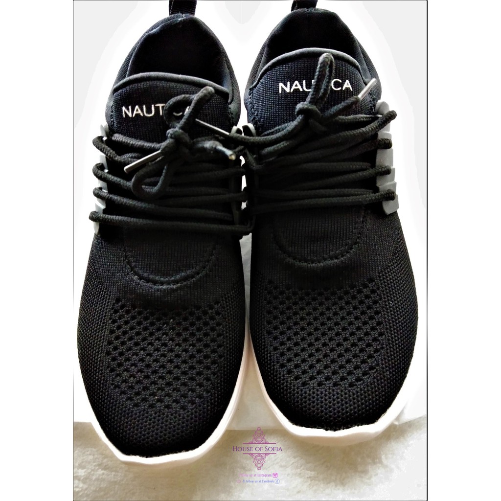 nautica black sneakers