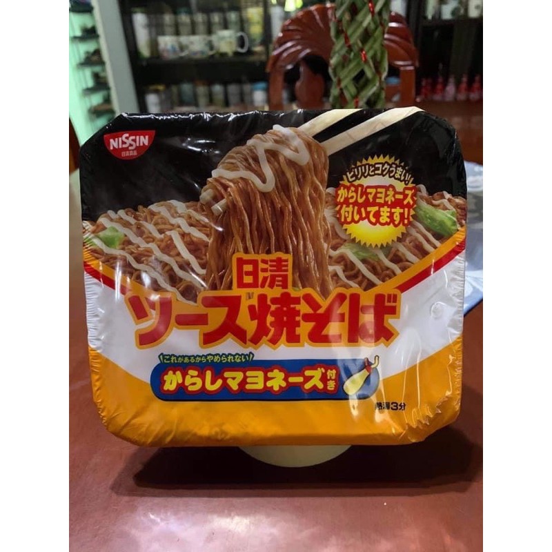 Nissin Yakisoba Instant Noodles With Mustard And Mayo Flavor Shopee