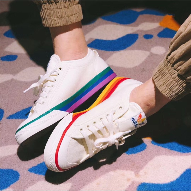 adidas rainbow shoes