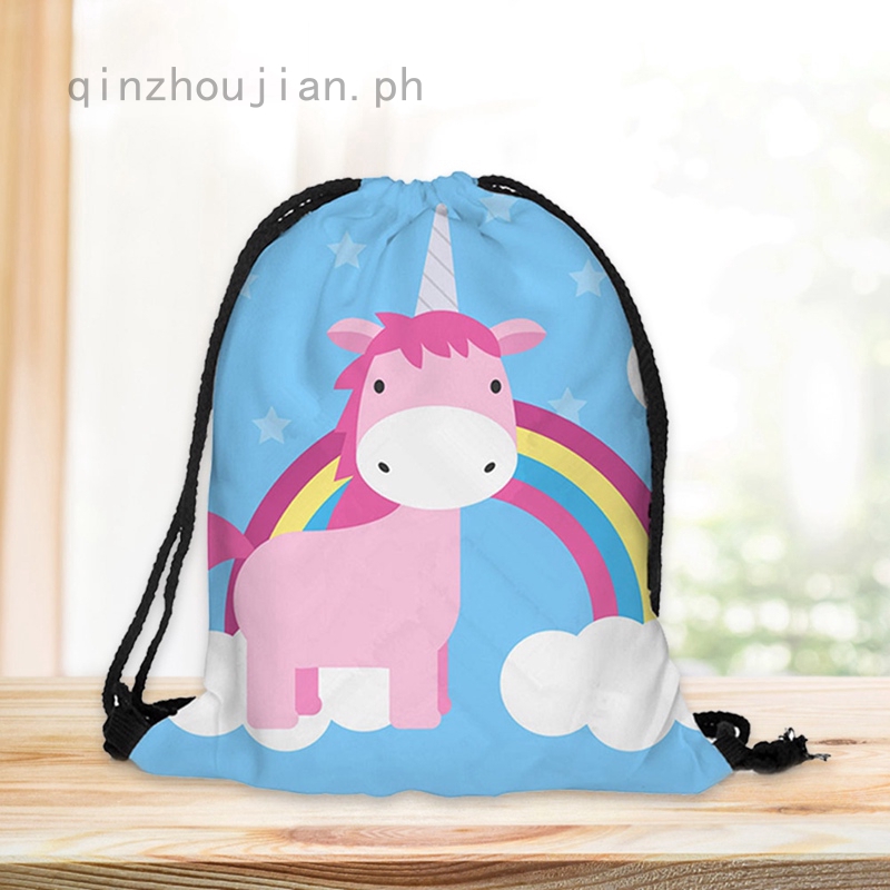 unicorn string bag