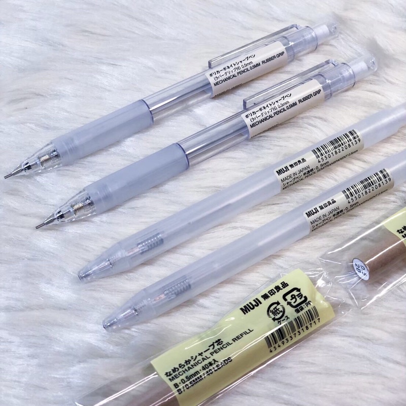 Muji Mechanical Pencil Semi Transparent 0.5mm Shopee Philippines