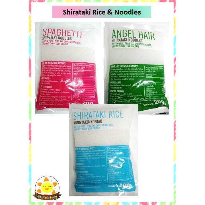 Shirataki Rice and Noodles low carb / keto friendly Shopee Philippines