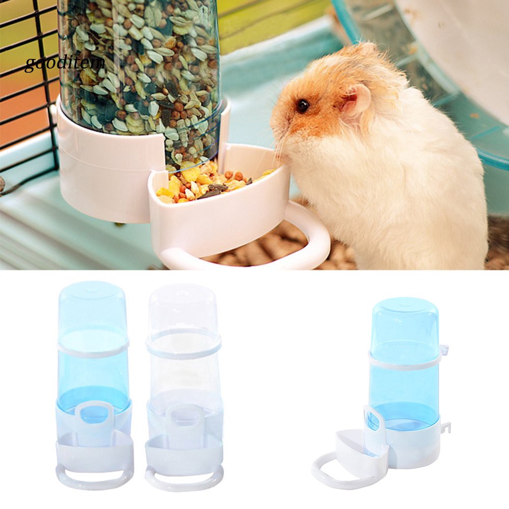 Gdtm Transparent Automatic Hamster Water Bottle Feeder Guinea Pig
